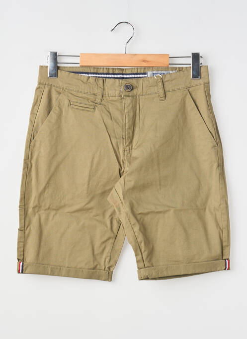 Bermuda coupe droite vert MAISON BLAGGIO homme