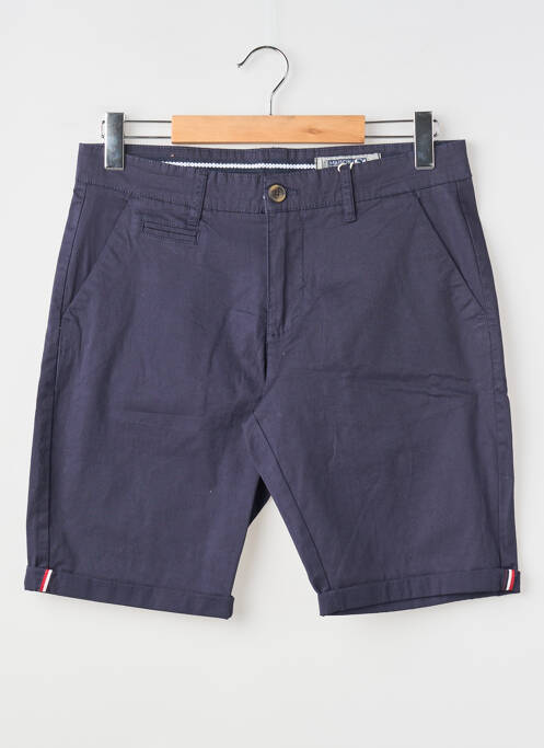 Bermuda coupe droite bleu fonce MAISON BLAGGIO homme