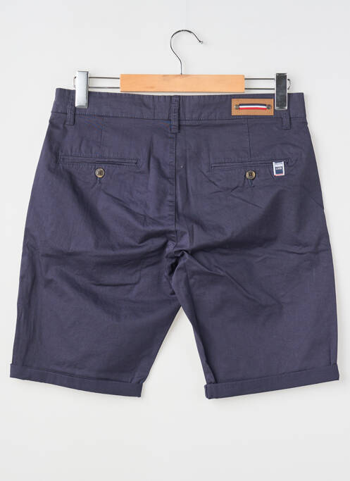 Bermuda coupe droite bleu fonce MAISON BLAGGIO homme