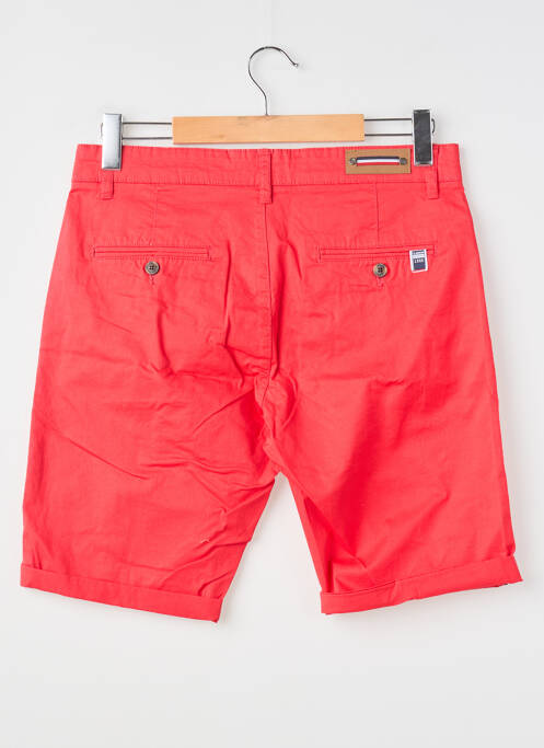 Bermuda coupe droite rouge MAISON BLAGGIO homme