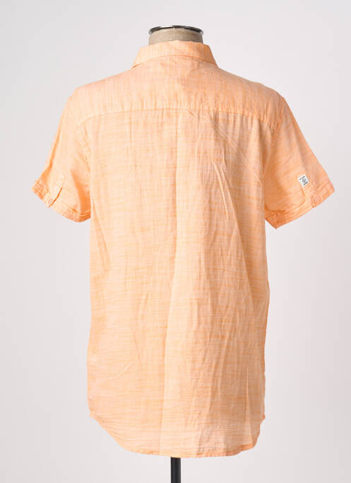 Chemise manches courtes imprimé fantaisie orange RITCHIE homme