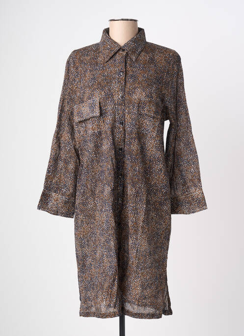 Robe courte marron TERRE ROUGE femme