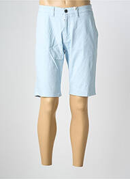 Bermuda coupe droite taille normale bleu MAISON BLAGGIO homme