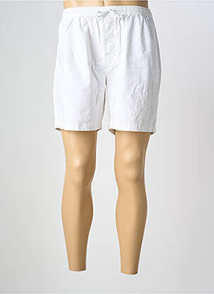 Bermuda taille élastique taille normale blanc RITCHIE homme