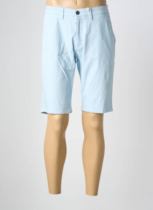 Bermuda coupe droite taille normale bleu MAISON BLAGGIO homme