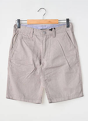 Bermuda coupe droite taille normale gris RITCHIE homme
