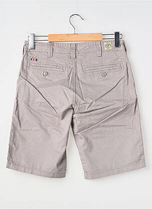 Bermuda coupe droite taille normale gris RITCHIE homme