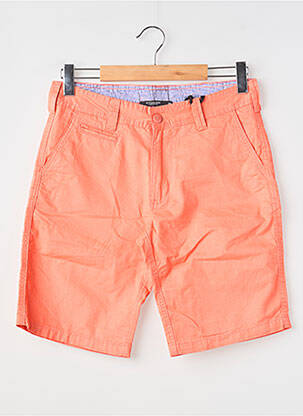 Bermuda coupe droite taille normale orange RITCHIE homme