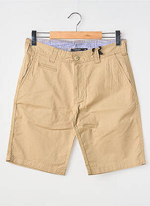 Bermuda coupe droite taille normale marron RITCHIE homme