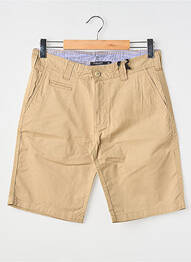 Bermuda coupe droite taille normale marron RITCHIE homme