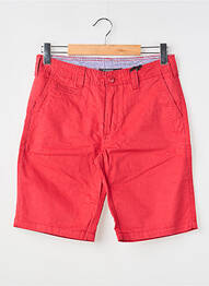 Bermuda coupe droite taille normale rouge RITCHIE homme