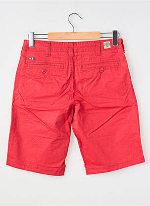 Bermuda coupe droite taille normale rouge RITCHIE homme