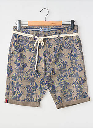 Bermuda coupe droite taille normale vert MAISON BLAGGIO homme