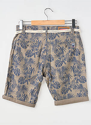 Bermuda coupe droite taille normale vert MAISON BLAGGIO homme
