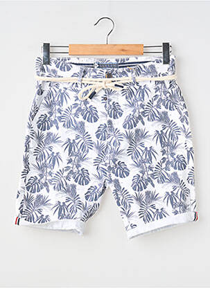 Bermuda coupe droite taille normale blanc MAISON BLAGGIO homme