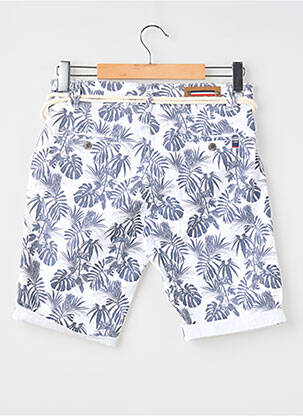 Bermuda coupe droite taille normale blanc MAISON BLAGGIO homme