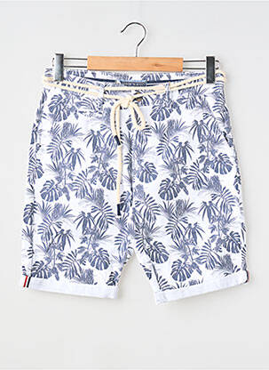 Bermuda coupe droite taille normale blanc MAISON BLAGGIO homme