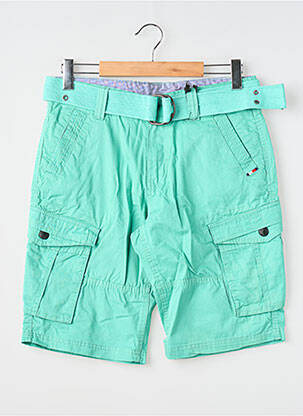 Bermuda coupe droite taille normale vert RITCHIE homme