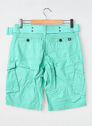 Bermuda coupe droite taille normale vert RITCHIE homme