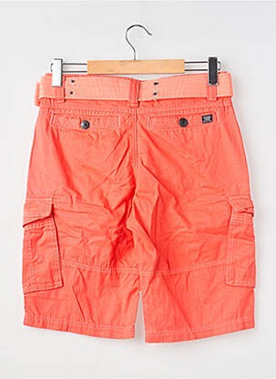 Bermuda coupe droite taille normale orange RITCHIE homme