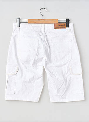 Bermuda coupe droite taille normale blanc RITCHIE homme