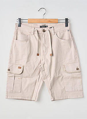 Bermuda coupe droite taille normale gris RITCHIE homme