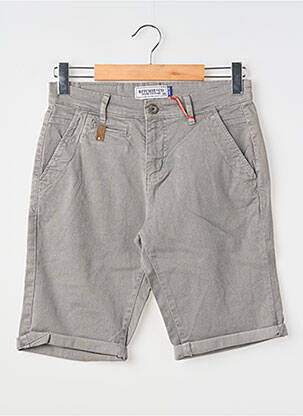 Bermuda coupe droite taille normale gris RITCHIE homme