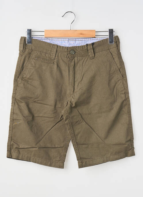 Bermuda coupe droite taille normale vert RITCHIE homme
