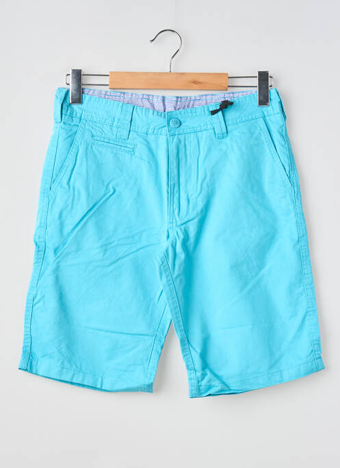 Bermuda coupe droite taille normale bleu RITCHIE homme