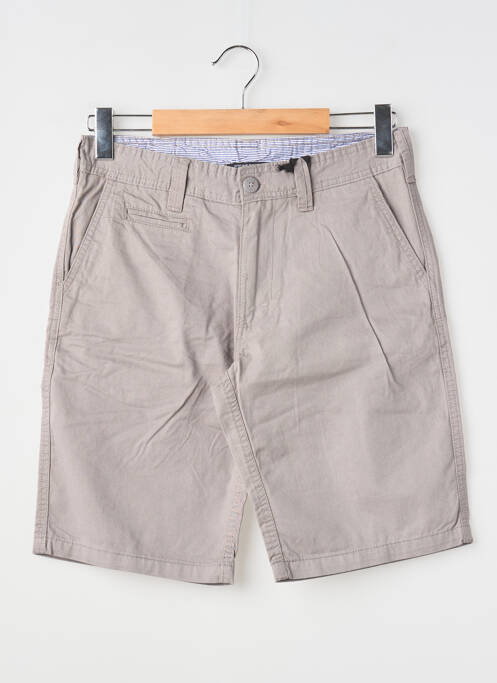 Bermuda coupe droite taille normale gris RITCHIE homme