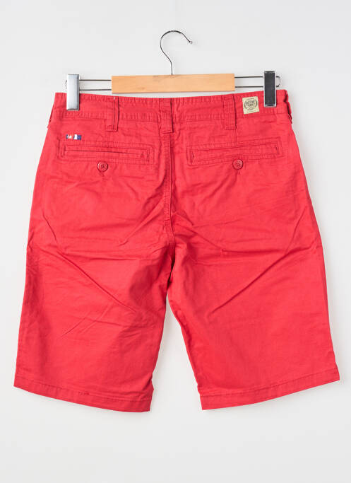 Bermuda coupe droite taille normale rouge RITCHIE homme