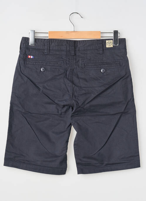 Bermuda coupe droite taille normale bleu fonce RITCHIE homme