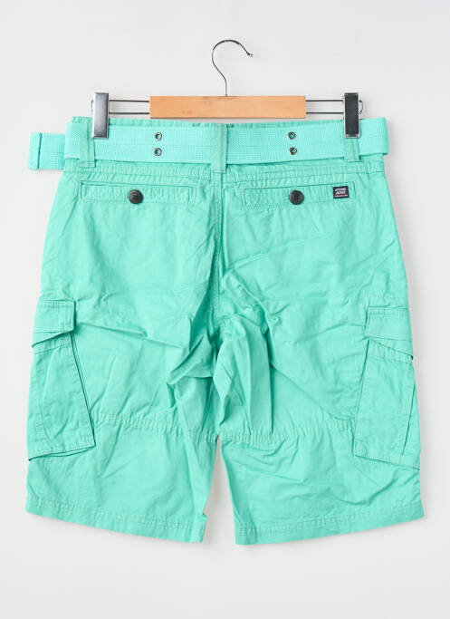 Bermuda coupe droite taille normale vert RITCHIE homme