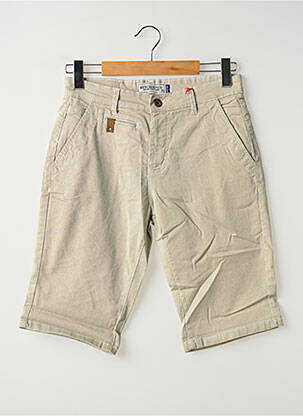 Bermuda poches taille normale beige RITCHIE homme