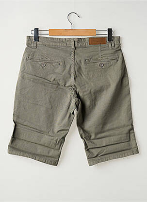 Bermuda stretch taille normale gris UNION JACK homme