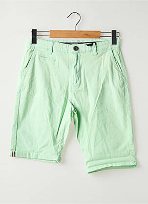 Bermuda stretch taille normale vert RITCHIE homme