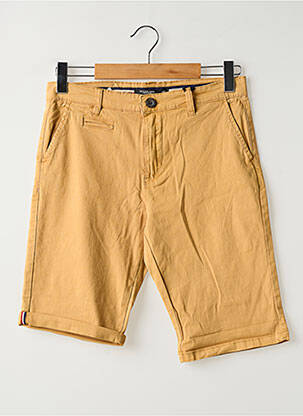 Bermuda stretch taille normale marron RITCHIE homme