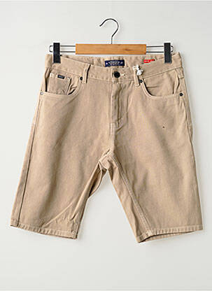 Bermuda poches taille normale beige RITCHIE homme