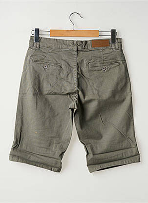 Bermuda stretch taille normale gris UNION JACK homme