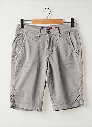 Bermuda gris UNION JACK homme