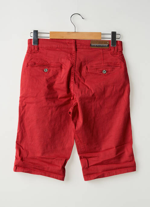 Bermuda poches taille normale rouge RITCHIE homme