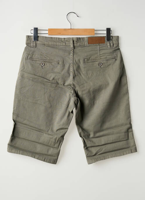 Bermuda stretch taille normale gris UNION JACK homme
