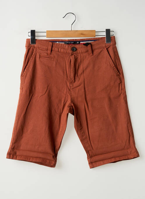 Bermuda stretch taille normale rouge RITCHIE homme