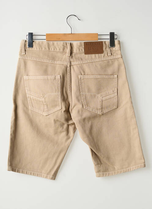 Bermuda poches taille normale beige RITCHIE homme