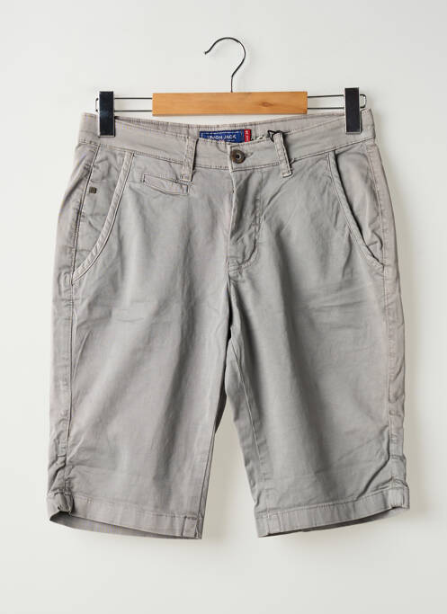 Bermuda gris UNION JACK homme