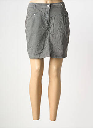 Jupe short poches gris DONA LISA femme