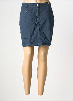 Jupe short poches bleu DONA LISA femme