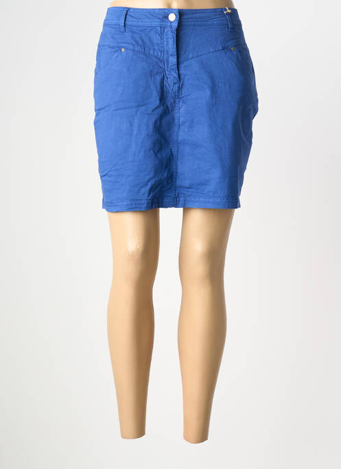 Jupe short bleu DONA LISA femme