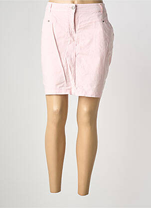 Jupe short poches rose DONA LISA femme