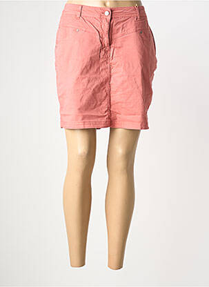 Jupe short poches orange DONA LISA femme